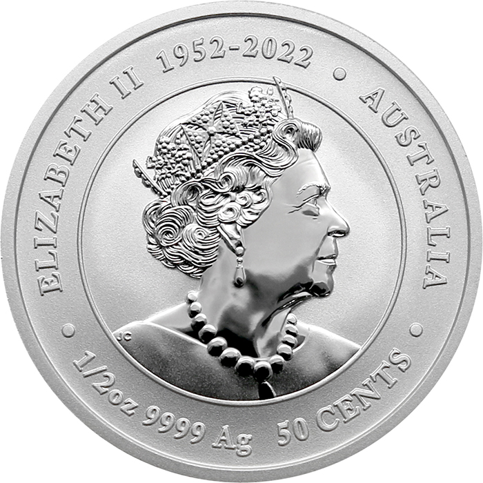 Strieborná investičná minca Year of the Dragon Rok Draka Lunárny 1/2 Oz 2024