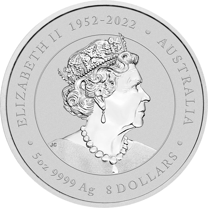 Stříbrná investiční mince Year of the Dragon Rok Draka Lunární 5 Oz 2024