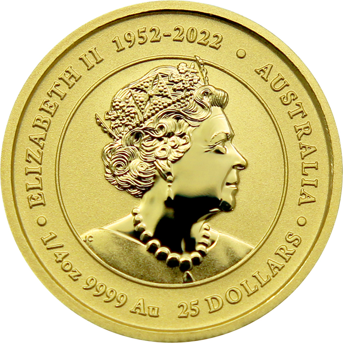 Zlatá investiční mince Year of the Dragon Rok Draka Lunární 1/4 Oz 2024