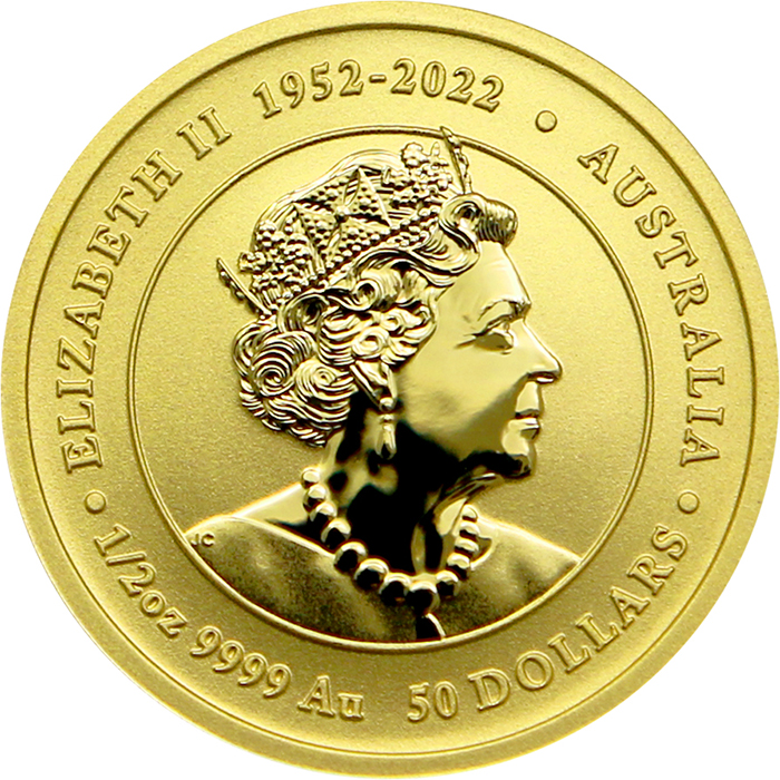 Zlatá investiční mince Year of the Dragon Rok Draka Lunární 1/2 Oz 2024