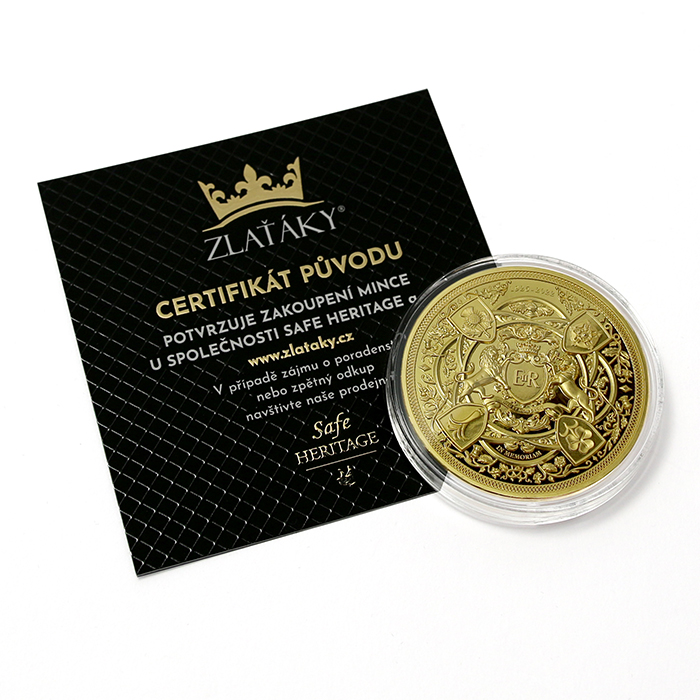 Zlatá mince 100 g In Memoriam Elizabeth II. - 70. výročí korunovace 2023 Proof