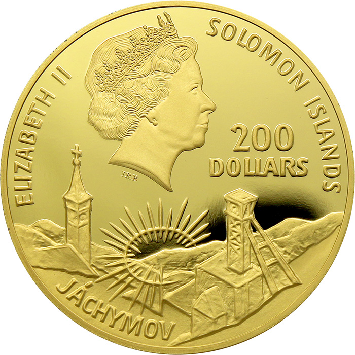 Zadní strana Zlatá Smart minca Marie Curie-Skłodowská 2 Oz 2023 Proof