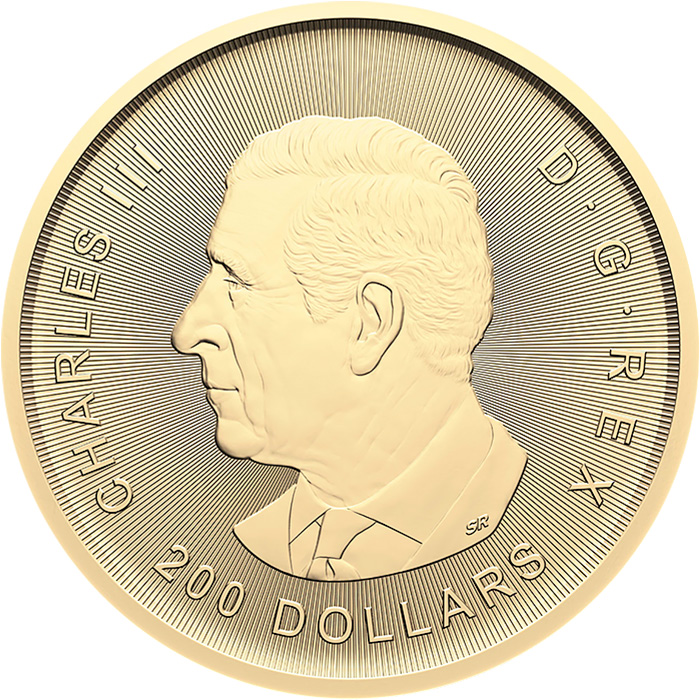 Zadní strana Zlatá investiční mince Zlatá horečka na Klondiku - Rafinace zlata 1 Oz 2024 (.99999)