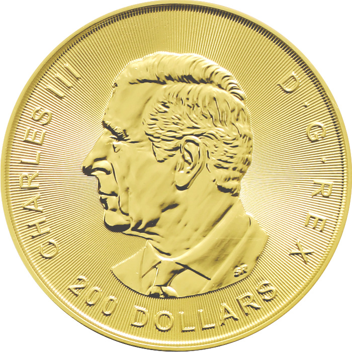Zadní strana Zlatá investiční mince Zlatá horečka na Klondiku - Rafinace zlata 1 Oz 2024 (.99999)