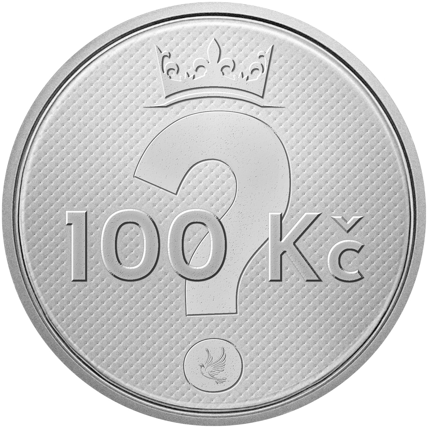 Přední strana Stříbrná mince 100 Kč Nejvyšší kontrolní úřad 2027 Proof