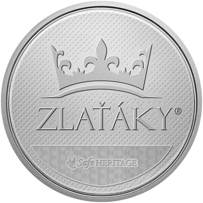 Zadní strana Stříbrná mince 500 Kč Traktor Zetor Z-25 2027 Standard