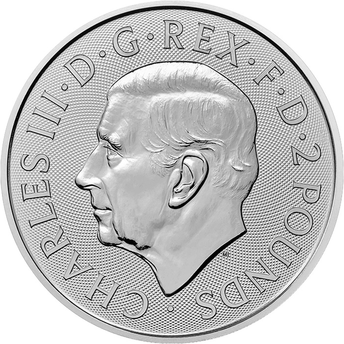 Zadní strana Stříbrná investiční mince British Lion and American Eagle 1 Oz 2025