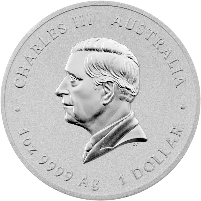 Zadní strana Stříbrná investiční mince 225th Anniversary of Australian Proclamation Coins 1 Oz 2025