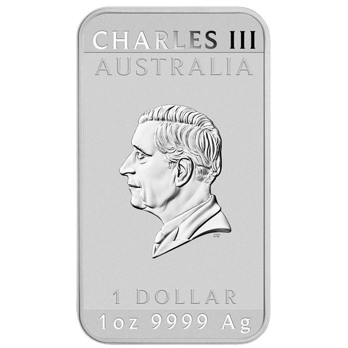 Zadní strana Silver Investment Coin Rectangular Dragon 1 Oz 2025