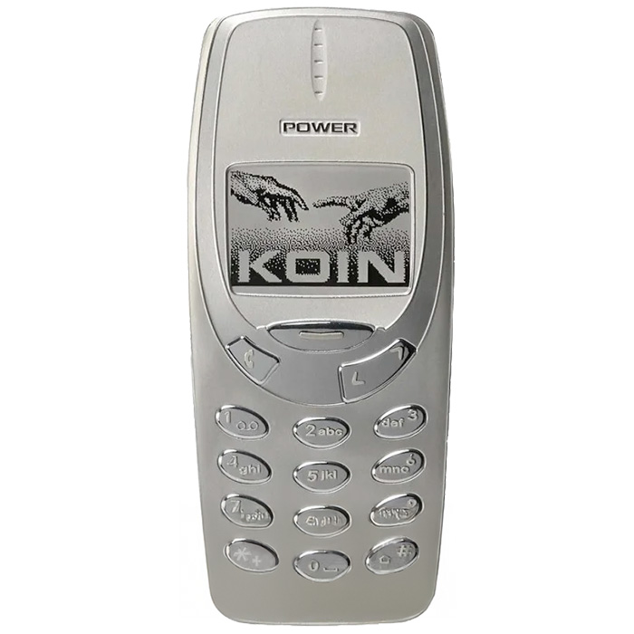 Přední strana Stříbrná mince TechStalgic - Unbreakable Phone 2025 Proof