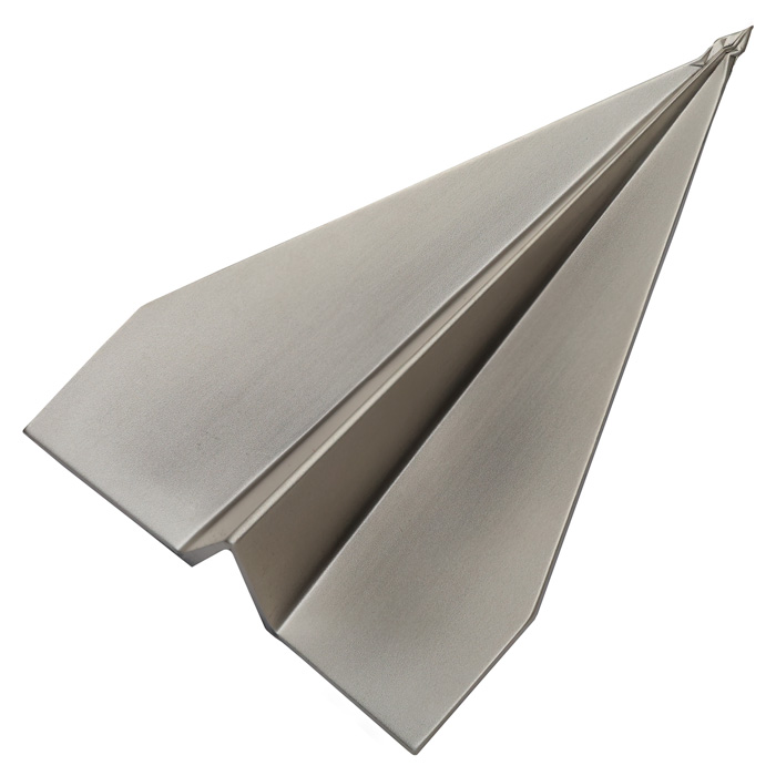 Zadní strana Stříbrná mince Složené sny - Papírové letadlo 2025 Antique Standard