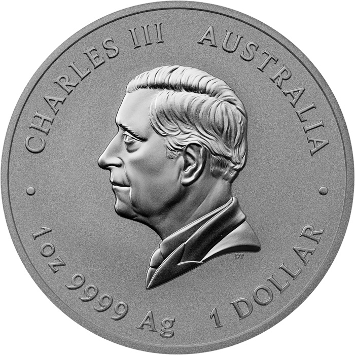 Zadní strana Stříbrná investiční mince Year of the Horse Rok Koně Lunární 1 Oz 2026