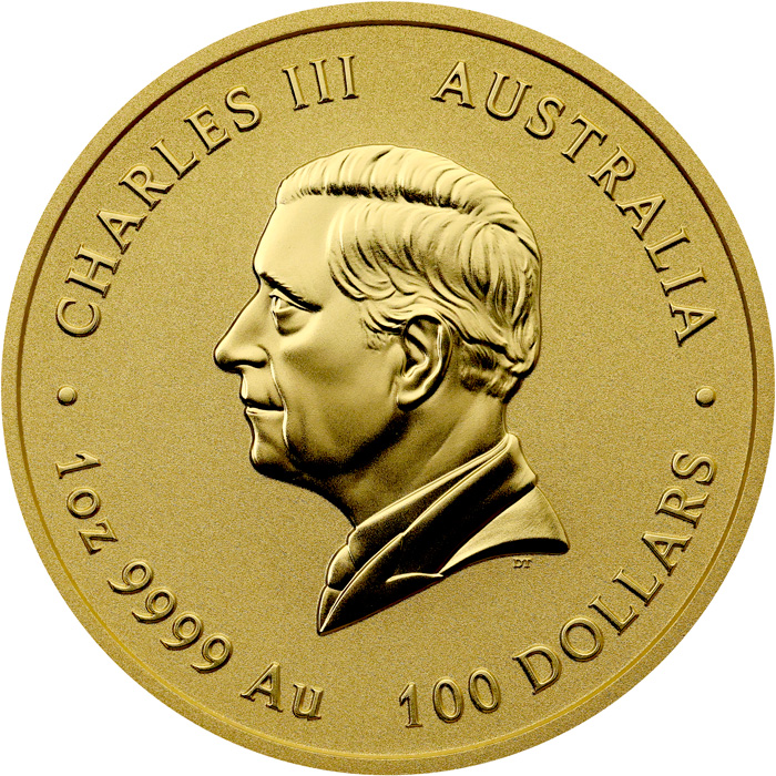 Zadní strana Zlatá investiční mince Year of the Horse Rok Koně Lunární 1 Oz 2026