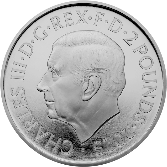 Zadní strana Stříbrná mince Hudební legendy - Iron Maiden 1 Oz 2025 Proof