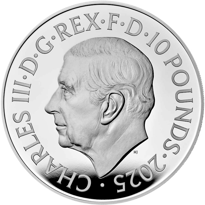 Zadní strana Strieborná minca Hudobné legendy - Freddie Mercury 1 Oz 2025 Proof