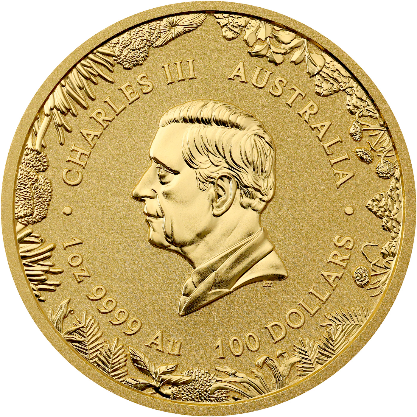 Zadní strana Zlatá investiční mince Wonders of Australia - The Outback 1 Oz 2026