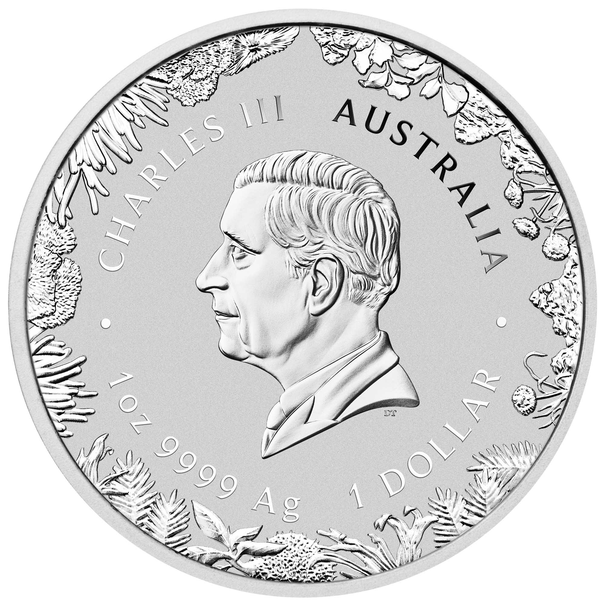 Zadní strana Stříbrná investiční mince Wonders of Australia - The Outback 1 Oz 2026