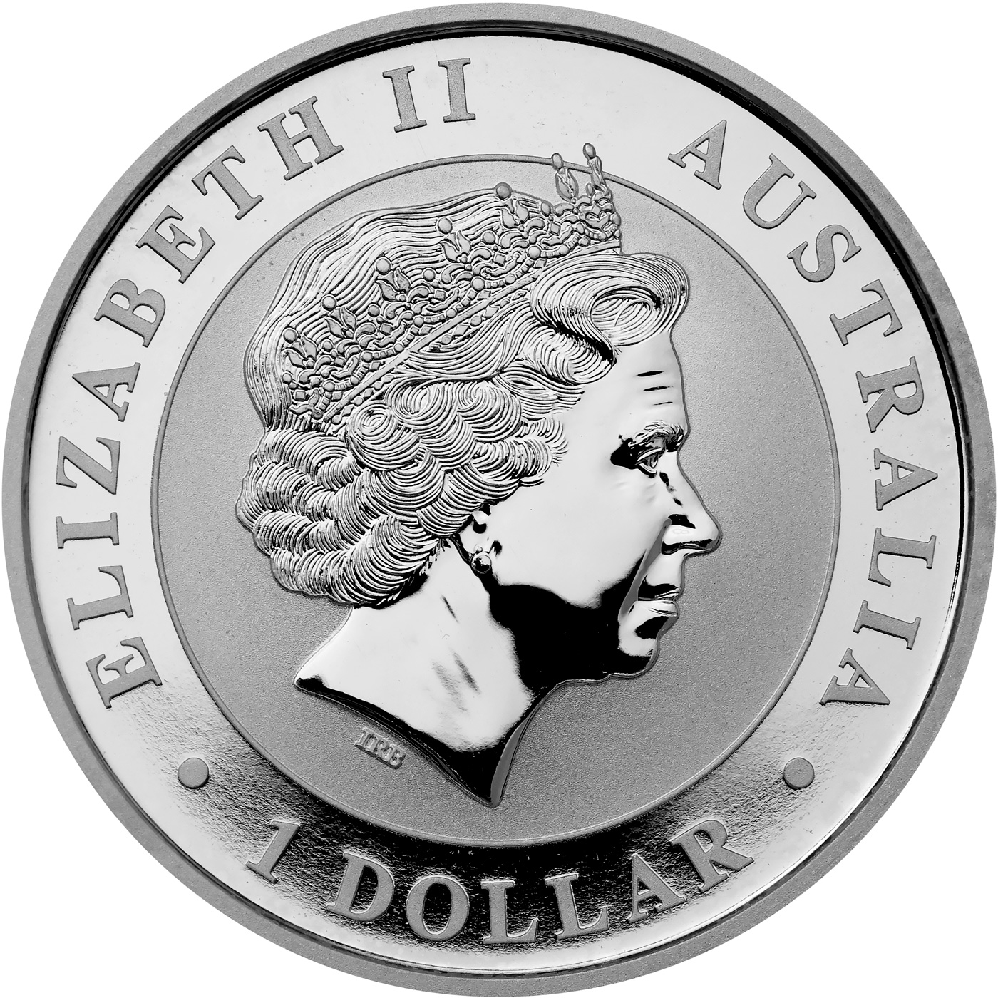 Zadní strana Stříbrná investiční mince Orel klínoocasý 1 Oz 2014