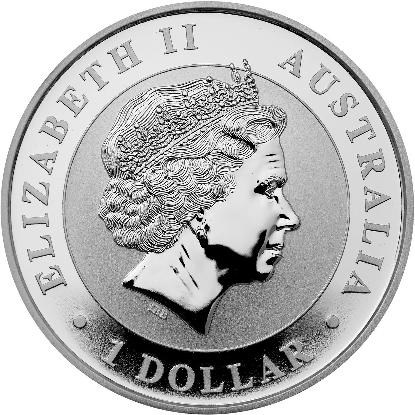 Zadní strana Stříbrná investiční mince Orel klínoocasý 1 Oz 2015