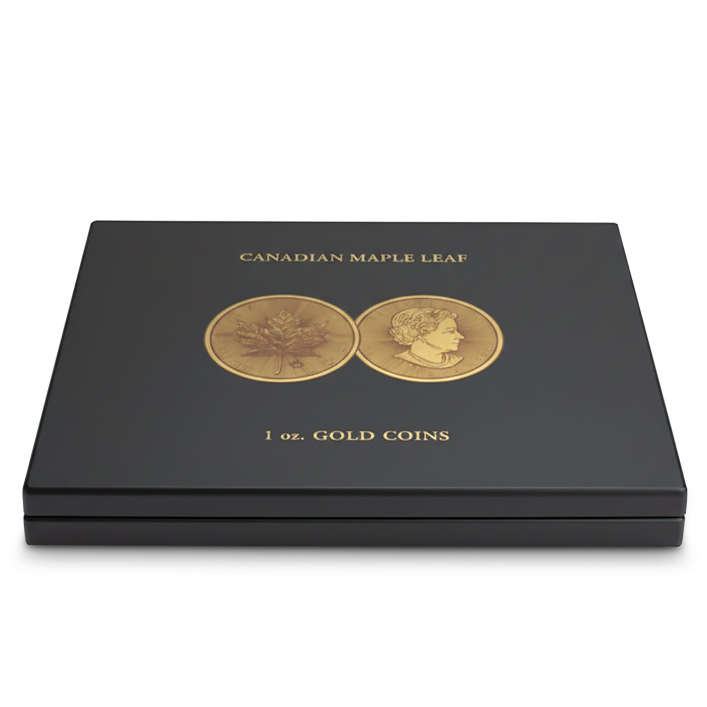Zadní strana Černá krabička pro 30 x 1 Oz Au mince Maple Leaf