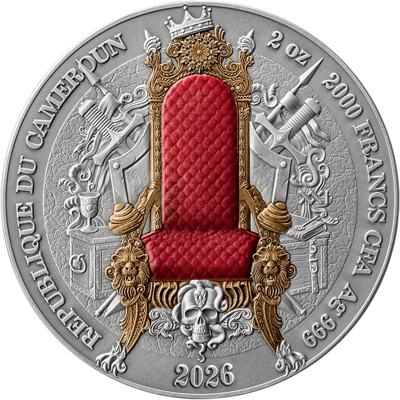 Zadní strana Silver Coin 2 Oz Heritage of the Greatest Empires - Persian Empire 2026 Antique Standard