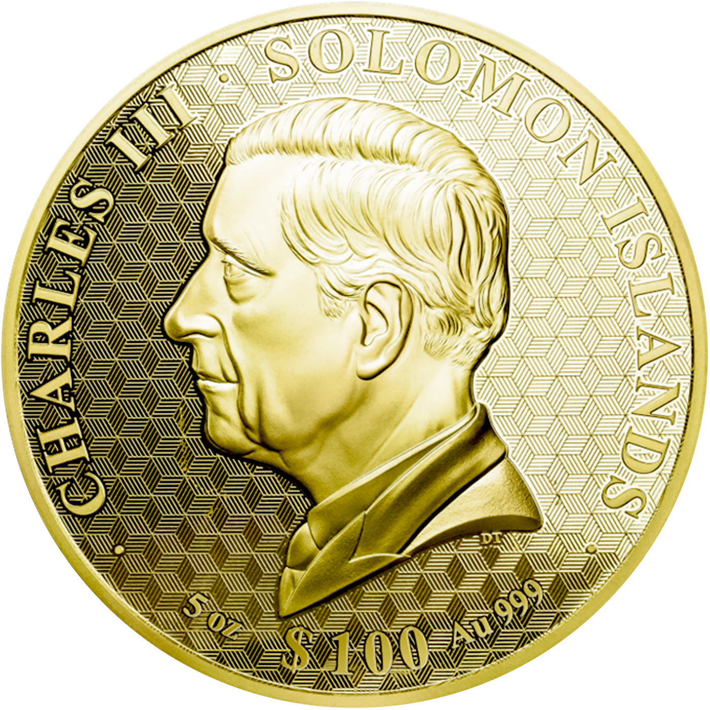 Zadní strana Zlatá mince 5 Oz Year of the Goat - Rok Kozy 2027 Perleť Proof