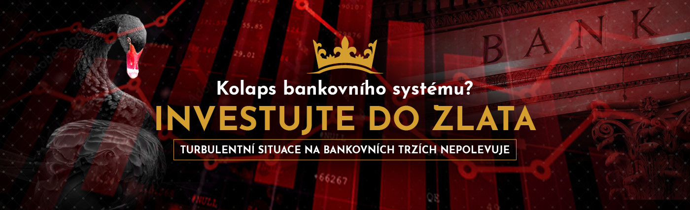 Krach amerických bank zapříčinil rapidní nárůst poptávky po zlatě