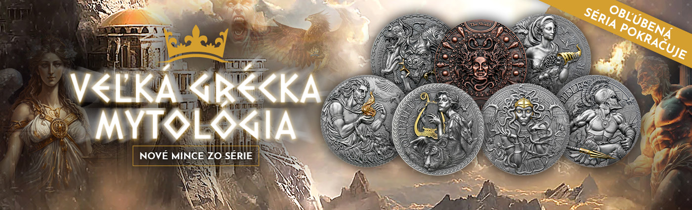 Nové mince zo série Veľká grécka mytológia